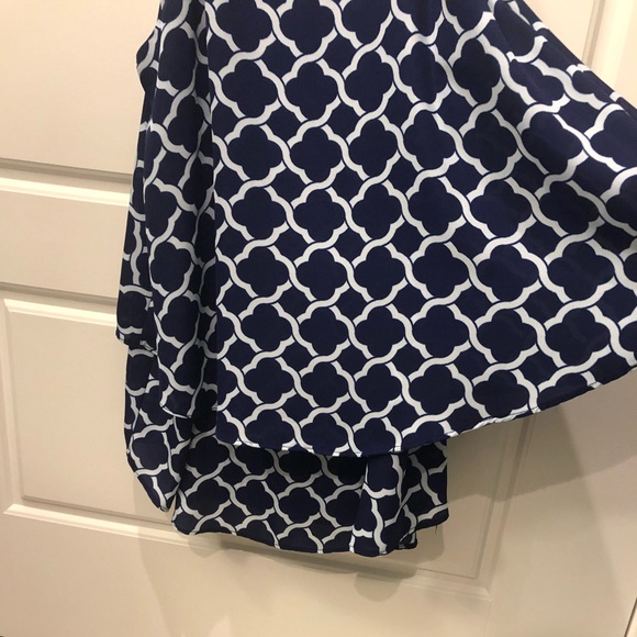 Emmelee Navy Blue and White Tank- Size Medium - Picture 4 of 7